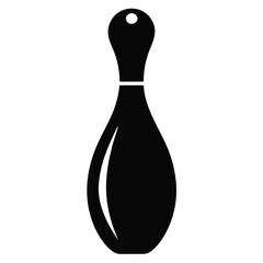 bowling pins isolated on white background