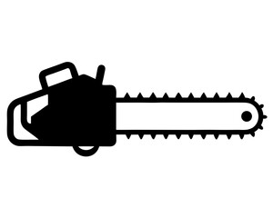 Chainsaw Silhouette Vector Design, Chainsaw SVG, Chainsaw Icon