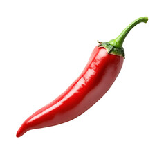 Red Chili Pepper on Black Background Spicy Food Ingredient,