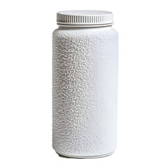 White textured plastic bottle container packaging
