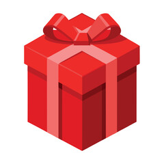 


   Christmas giftbox vector art illustration.
