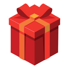 


   Christmas giftbox vector art illustration.