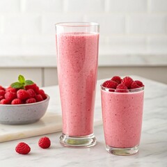 Refreshing Raspberry Smoothie