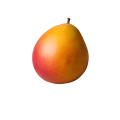 Ripe Mango on Black Background,