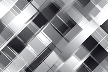 Obraz premium Silver plaid seamless pattern