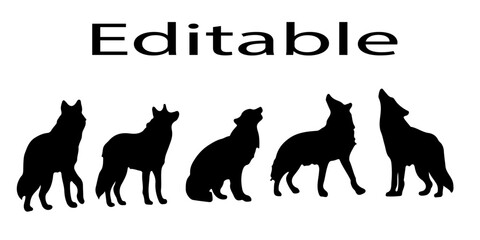 High-Quality Silhouette Images for Your Creative Projects. bird Silhouette. animal Silhouette. people Silhouette. victor illustration.