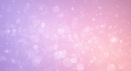 Abstract Pink and Purple Bokeh Background with Soft Light Effects and Glowing Particles