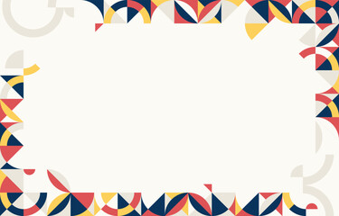 Obraz premium Abstract Geometric Frame Background