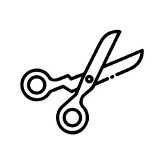 Scissors Icon for Creativity and Crafting Topics