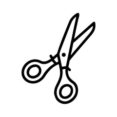 Scissors Icon for Creativity and Crafting Topics