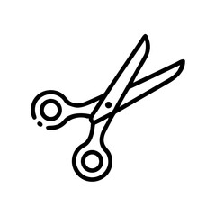 Scissors Icon for Creativity and Crafting Topics