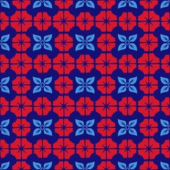 seamless pattern with flowers