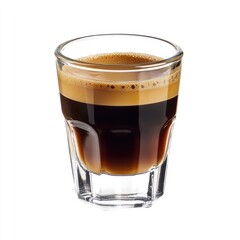 Espresso shot in a small glass