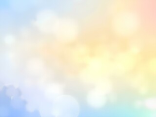 colorful bokeh background