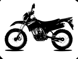 Obraz premium Dirt bike, Motorcycle vector design, Dirt bike, Motorcycle vector graphic