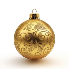 Gold Christmas Ornament (1)