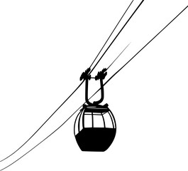 Cable Car vector design, Cable Car vector graphic