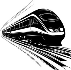 Bullet train, Train vector design, Bullet train, Train vector image