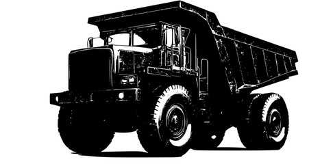 Dump truck, Truck vector design, Dump truck, Truck vector image