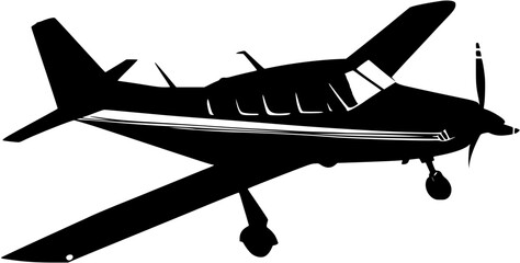 Piper, Light aircraft vector design, Piper, Light aircraft vector graphic