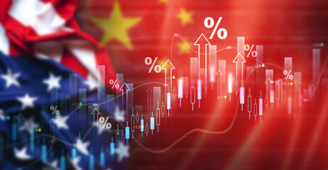 Trade war policy  with China.United States tariffs government import tariff China,to increase the...