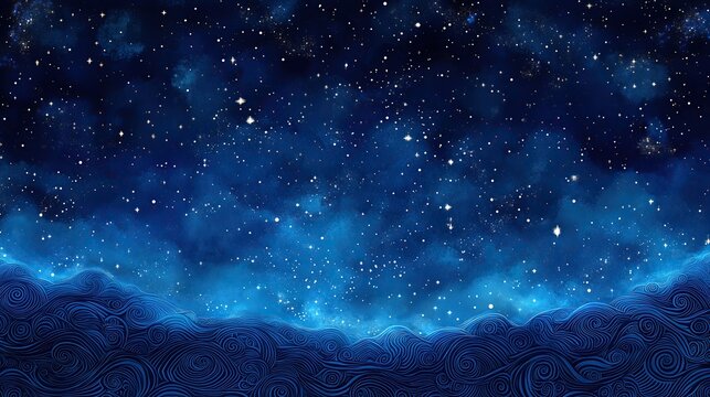 Matariki Day, traditional elements for Matariki Day, with a mystical and cultural feel