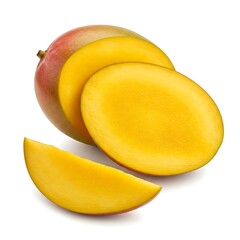 Delicious sliced mango fruit fresh mango tropical fruit healthy food sweet mango mango slice vibrant color