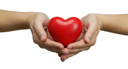 Obraz premium Isolated Heart in Hands