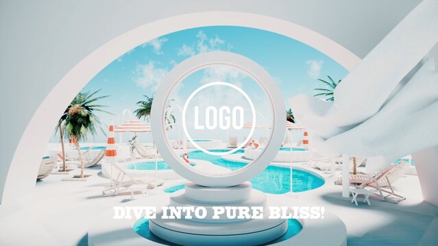 Poolside Paradise Logo Reveal