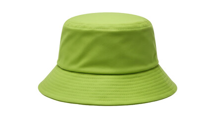 Isolated Green Bucket Hat
