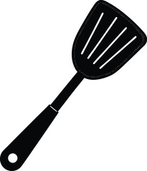 Strainer Silhouette Vector | Kitchen Tool, Cooking & Utensils Clipart