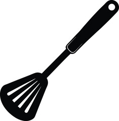 Strainer Silhouette Vector | Kitchen Tool, Cooking & Utensils Clipart