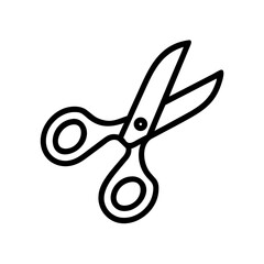 Scissors Icon for Creativity and Crafting Topics