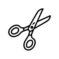 Scissors Icon for Creativity and Crafting Topics