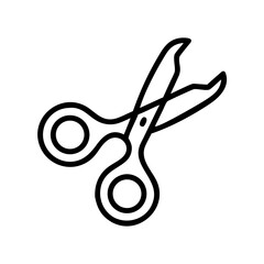 Scissors Icon for Creativity and Crafting Topics