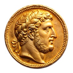 Roman Gold Coin Portrait
