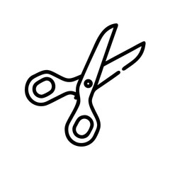 Scissors Icon for Creativity and Crafting Topics