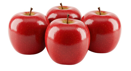 Isolated Red Apples