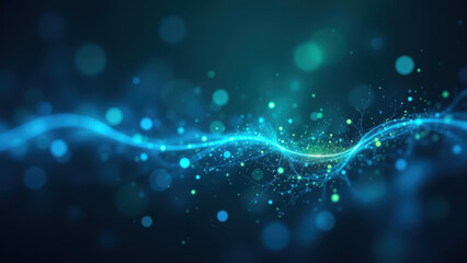 Abstract digital representation of VNS, Vagus Nerve Stimulation.