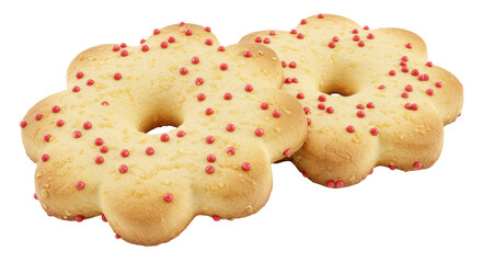 Isolated Flower Cookies