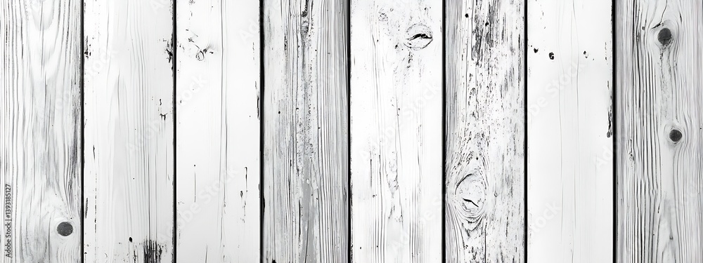 Poster white wood planks texture rustic wooden background vertical white painted boards distressed timber s