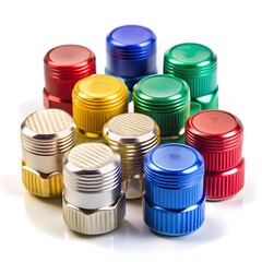 Colorful Metal Caps or Plugs