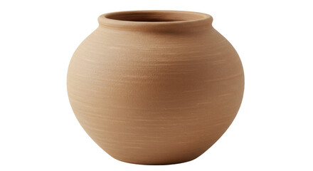 Isolated Empty Terracotta Pot