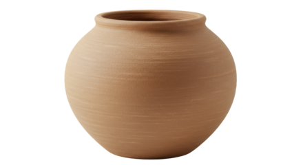 Isolated Empty Terracotta Pot