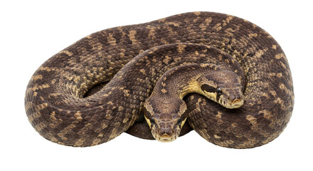 Isolated Two-Headed Snake