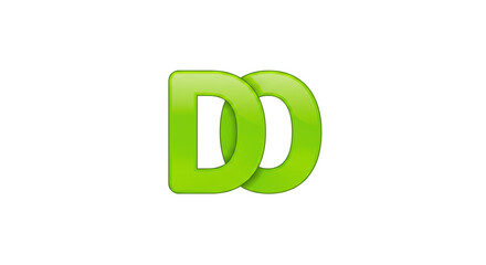 Isolated D letter