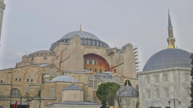 Hagia Sophia ( Ayasofya) Grand Mosque is a mosque, museum and former church serving as a major cultural & historical site in Fatih Istanbul, Turkey.	