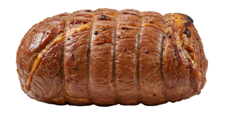 Freshly baked golden brown bread loaf with crispy crust and soft interior