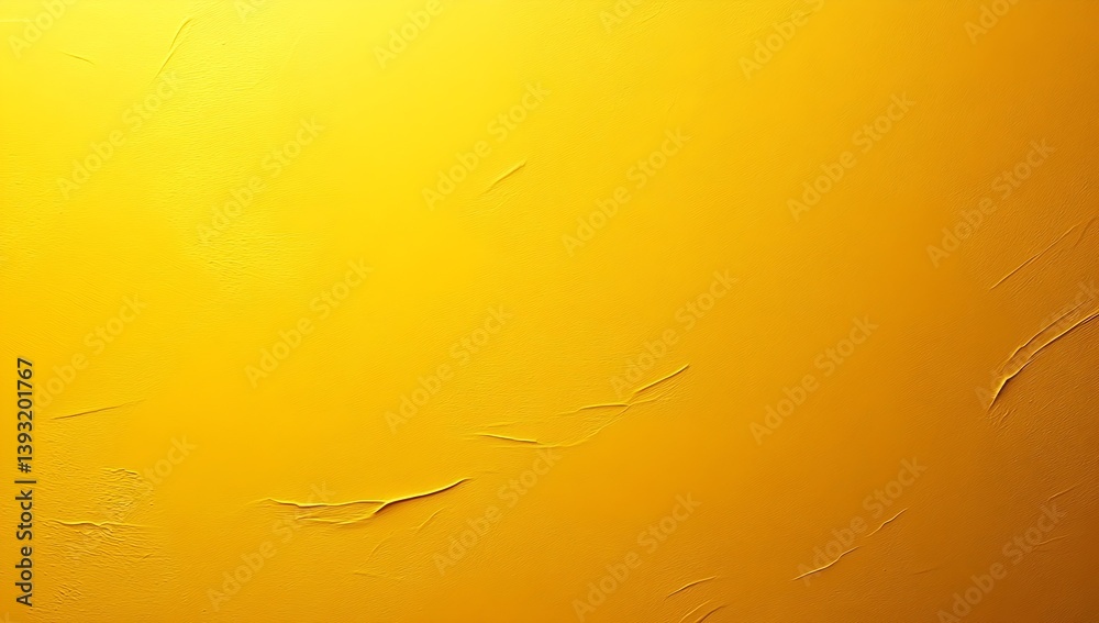 Poster Abstract Yellow Textured Background Golden Wall Backdrop with Gradient Light Perfect for Modern Design and Creative Projects : Generative AI