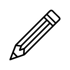 Fototapeta premium Pencil icons symbolize creativity and artistic expression. Essential for drawing, writing, and educational themes, these designs reflect the art of communication through simple tools.